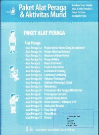 Paket Alat Peraga & Aktivitas Murid: Mengasihi Yesus