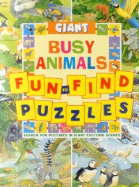 Giant Busy Animals Fun to Find Puzzles