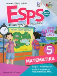 ESPS (Erlangga Straight Point Series) Matematika SD 5 K-13